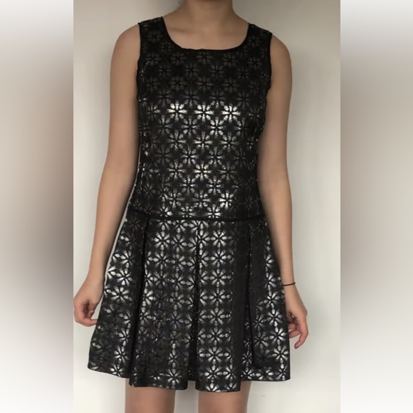 COTÉLAC Raphaille Cavalli Metallic mini dress. - Picture 7 of 8